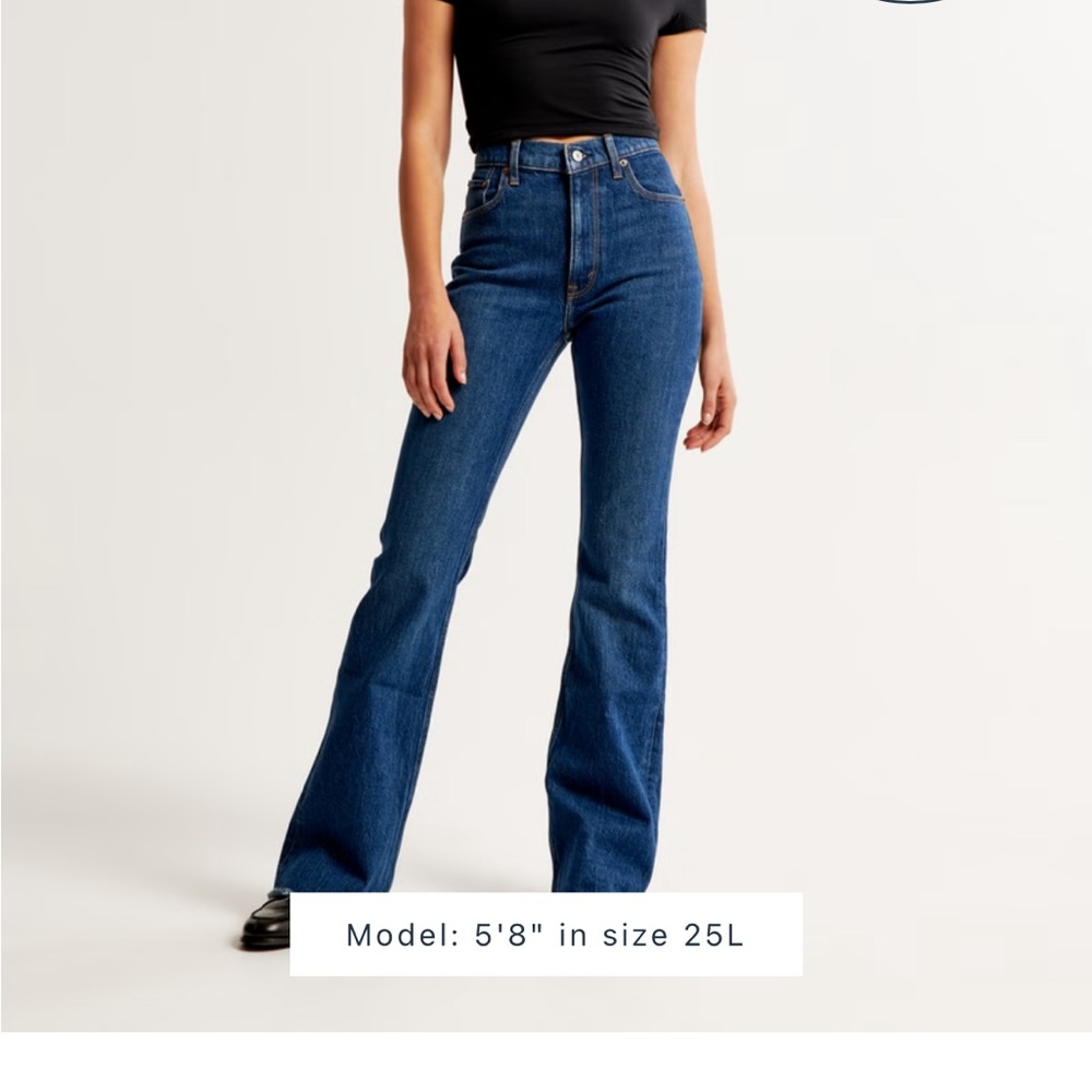 Abercrombie & Fitch Vintage Flare High Rise Jeans